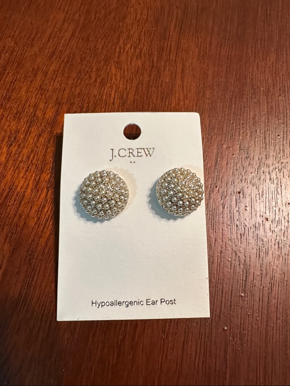 J. Crew Pearl Cluster Dome Studs - Cream & Gold